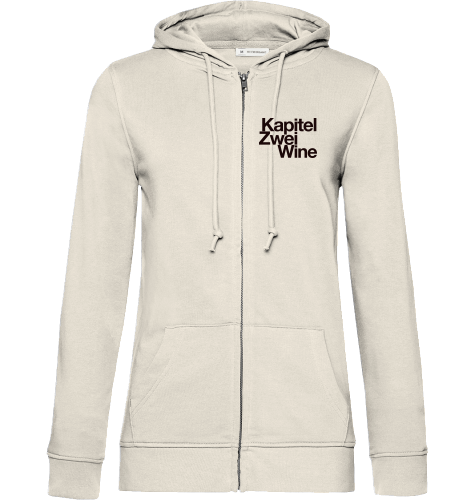 Kapitel Zwei Wine Organic Zipper Hoodie