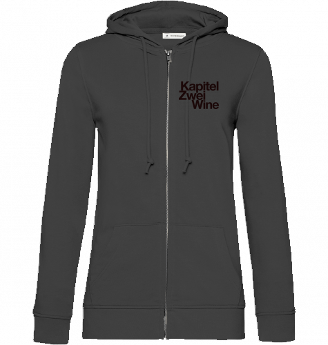 Kapitel Zwei Wine Organic Zipper Hoodie