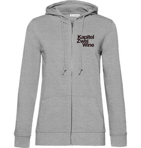 Kapitel Zwei Wine Organic Zipper Hoodie
