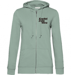 Kapitel Zwei Wine Organic Zipper Hoodie