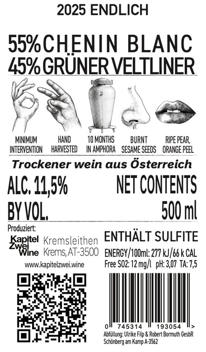 2025 Endlich - Kapitel Zwei Wine (500ml)