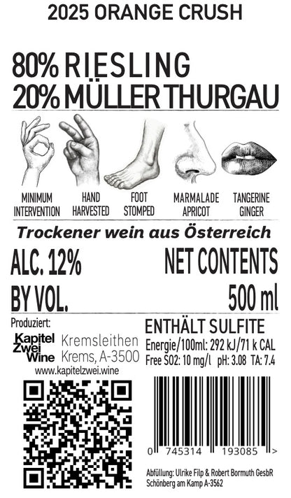 2025 Kapitel Zwei Orange Crush (500ml)