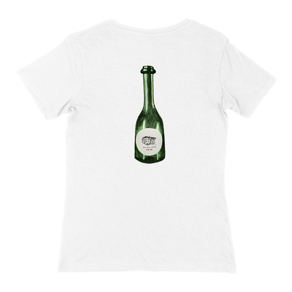 Aquarelle 500 ml Bottle Womens V-Neck T-shirt